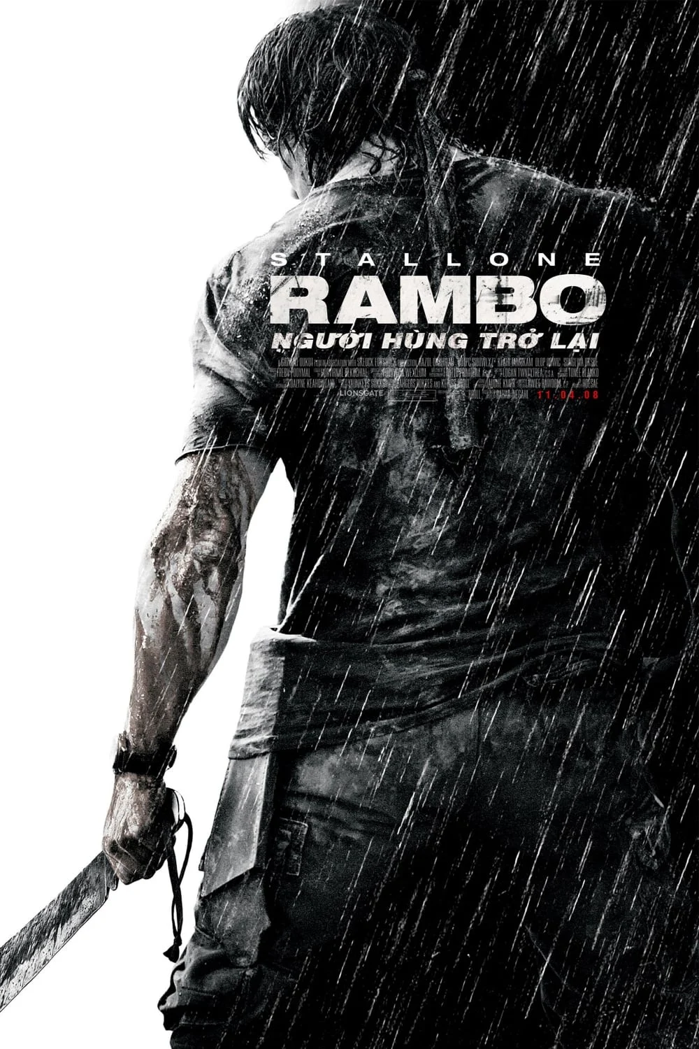 Poster phim Chiến Binh Rambo 4