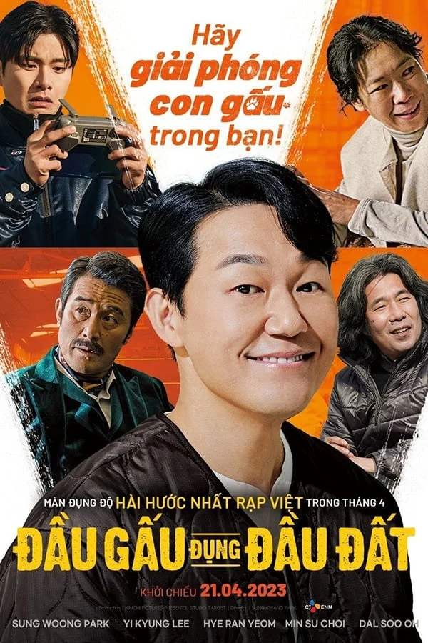 Poster phim Đầu Gấu Đụng Đầu Đất