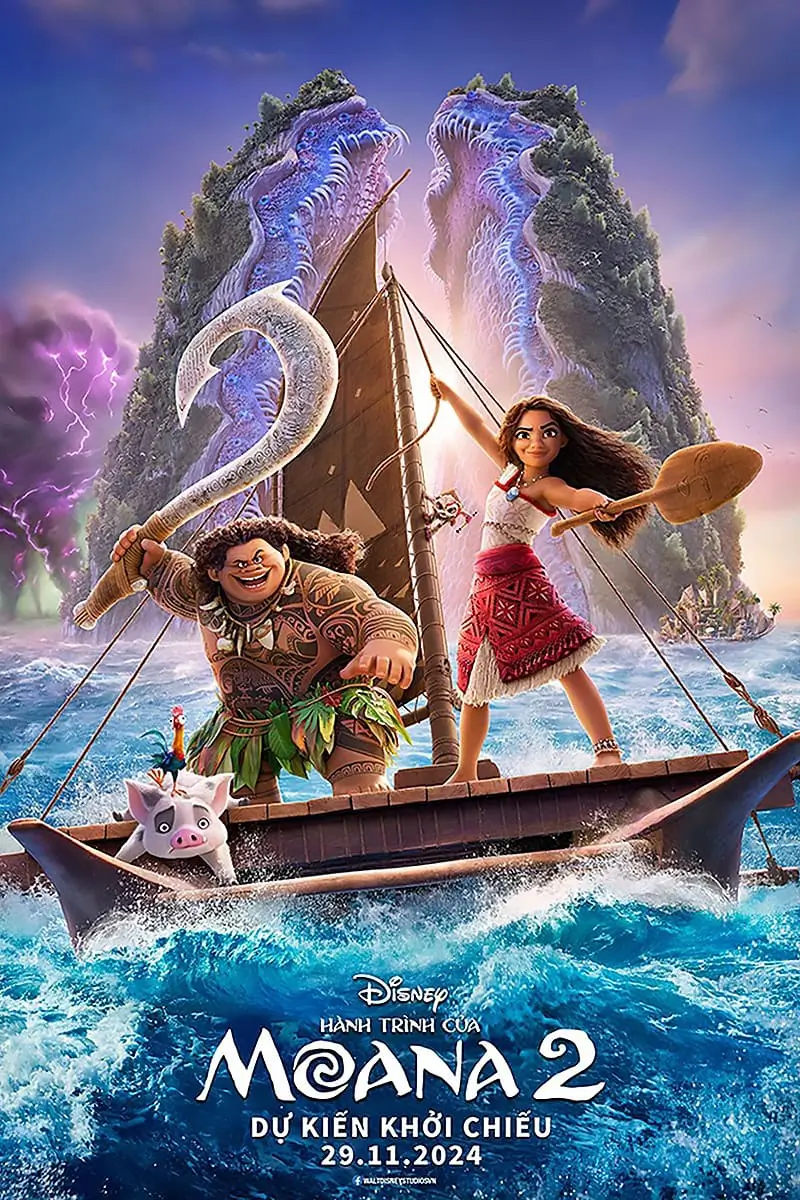 Poster phim Hành Trình Của Moana 2