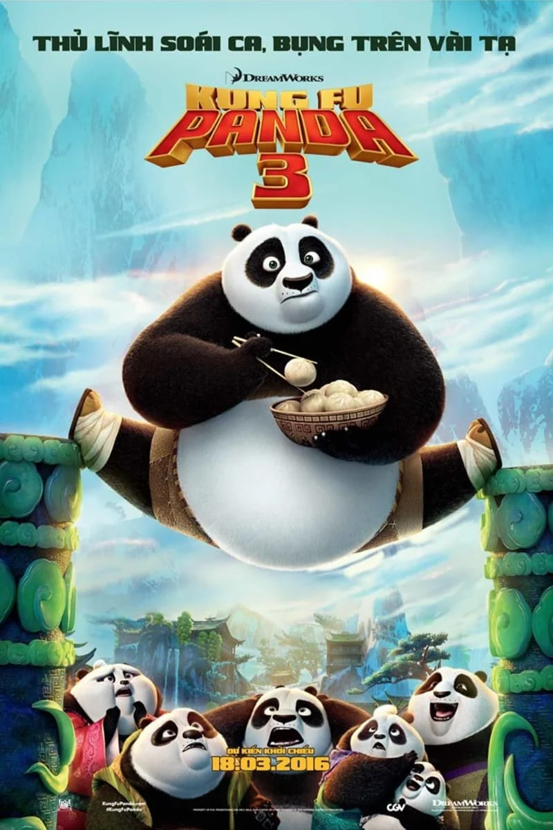 Poster phim Kung Fu Gấu Trúc 3