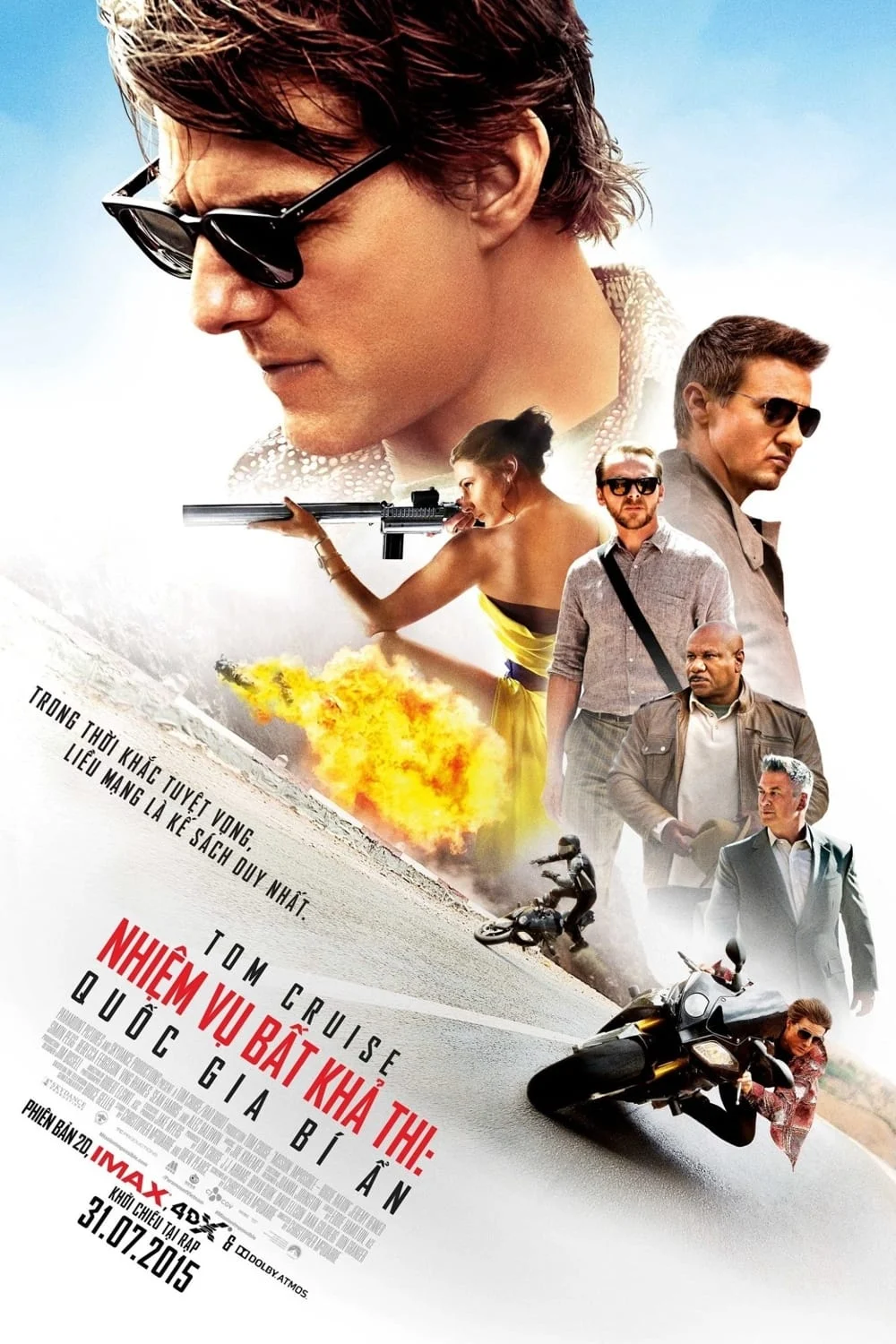 Poster phim Nhiệm Vụ: Bất Khả Thi – Quốc Gia Bí Ẩn