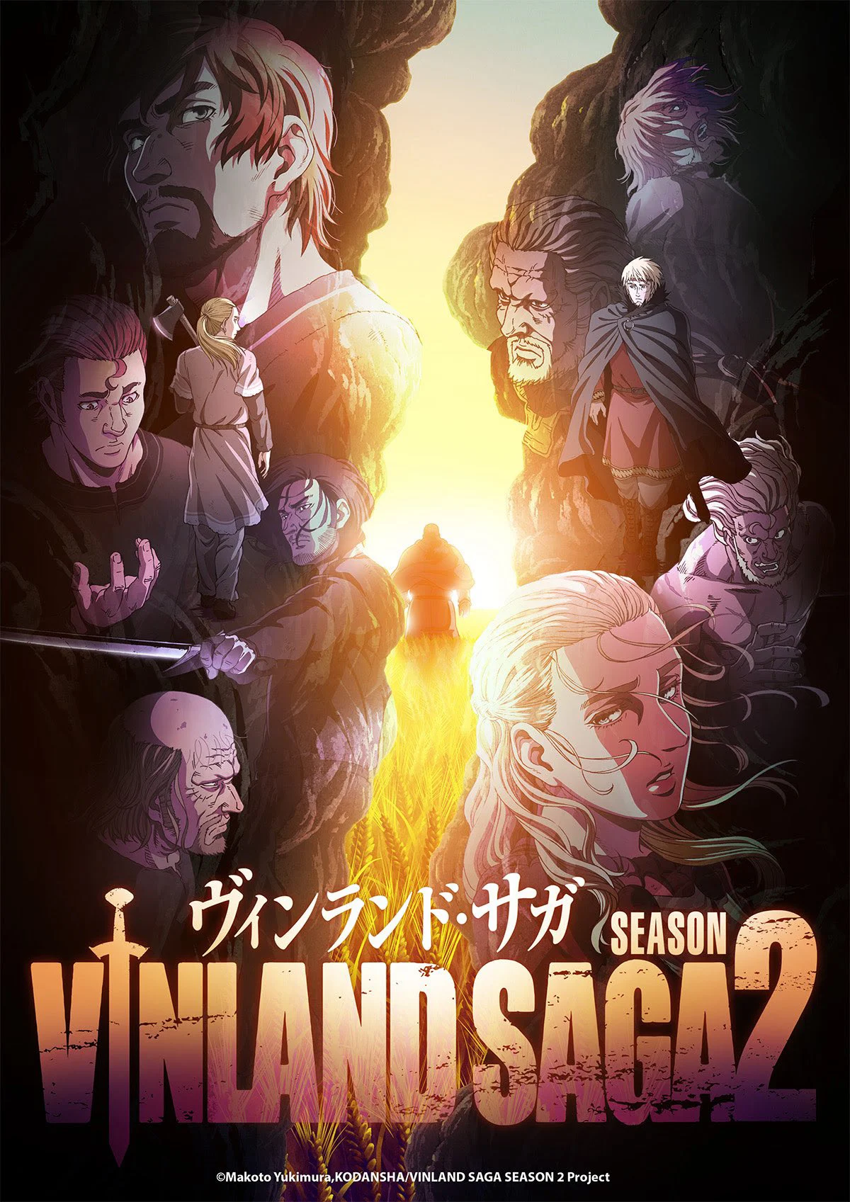 Poster phim Vinland Saga Bản Hùng Ca Viking (Phần 2)