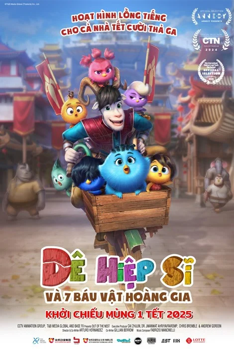 Poster phim Dê Hiệp Sĩ Và 7 Báu Vật Hoàng Gia
