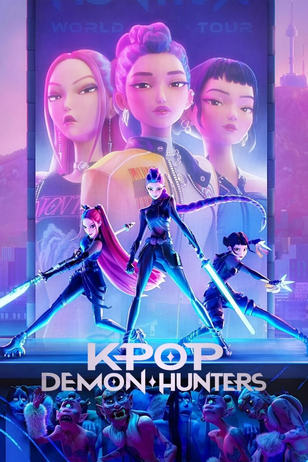 Poster phim Thợ Săn Quỷ Kpop